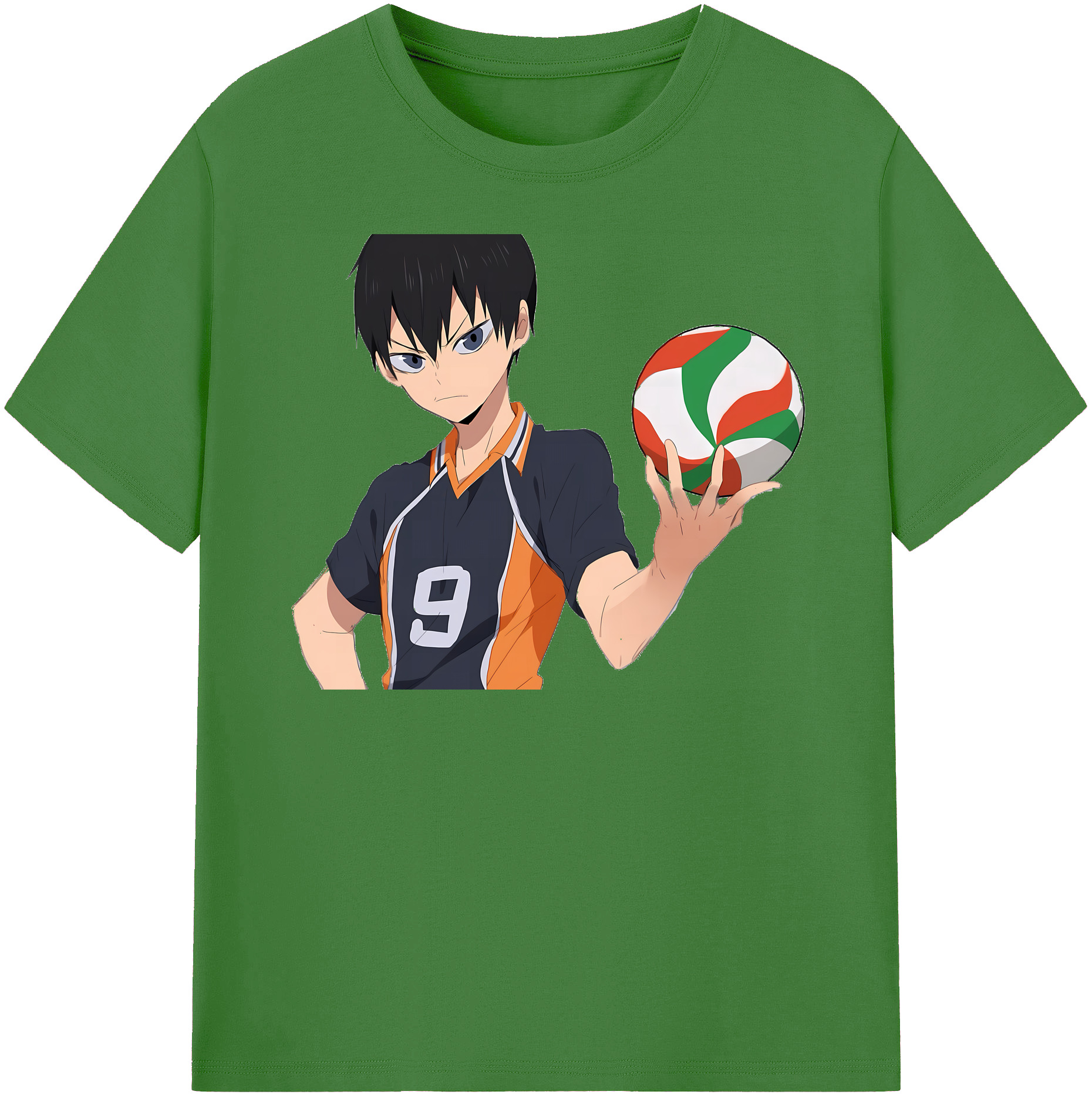 （画像用） ハイキュー!! Haikyu!! レディースカジュアルプリントTシャツ（綿100％）